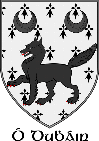 DUANE family crest DUANE family crest