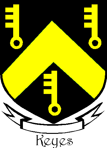 KEYES family crest