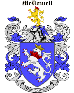 MCDOWELL family crest MCDOWELL family crest